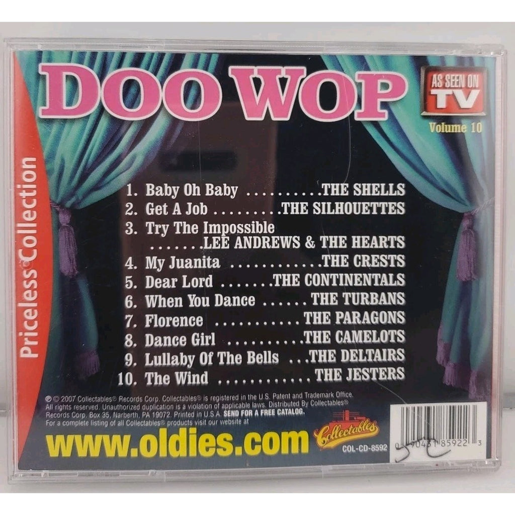 Doo Wop As Seen on TV, Vol. 10 by Various (CD, 2008)