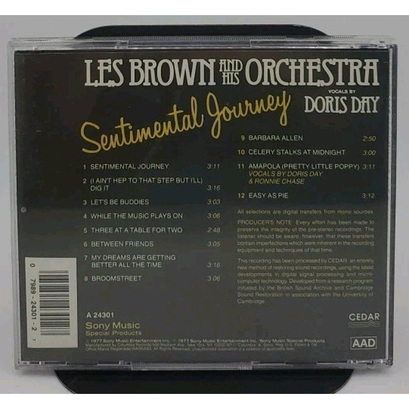Sentimental Journey - Audio CD By Les Brown