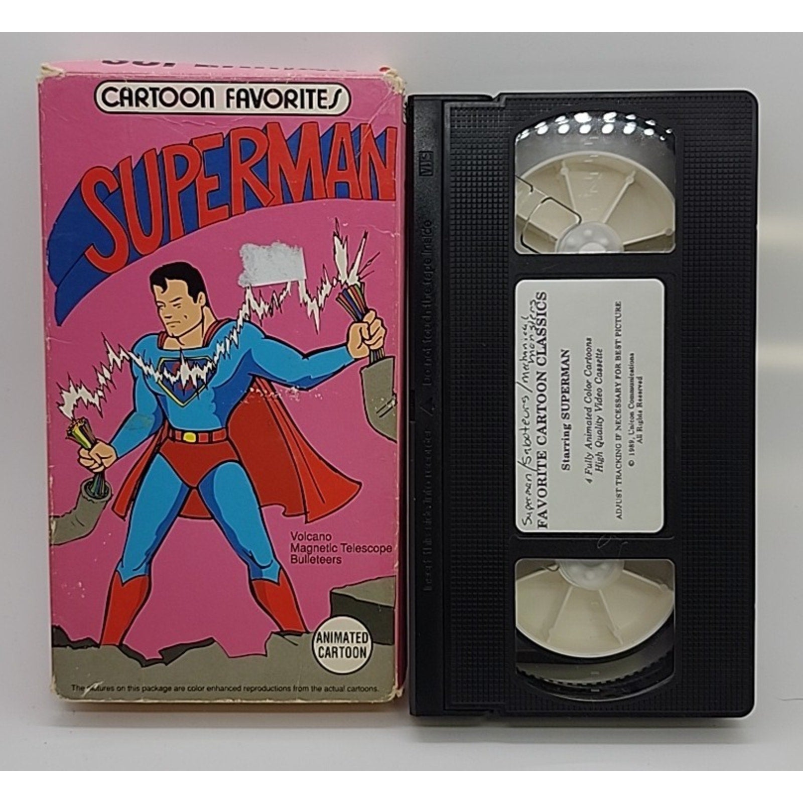1988 Cartoon Favorites Superman (VHS)