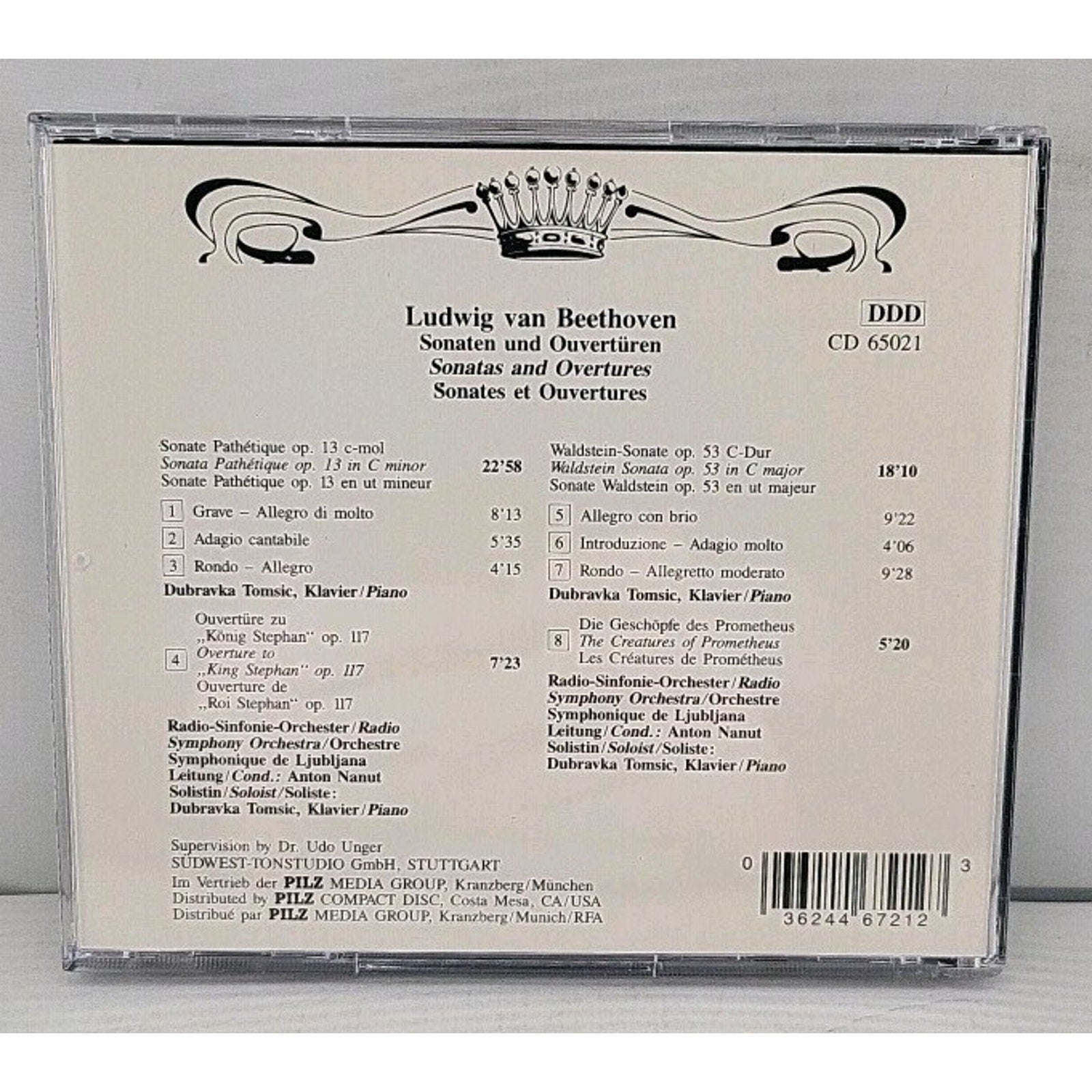 Royal Crown Classics: Ludwig Van Beethoven - Sonatas and Overtures (CD)