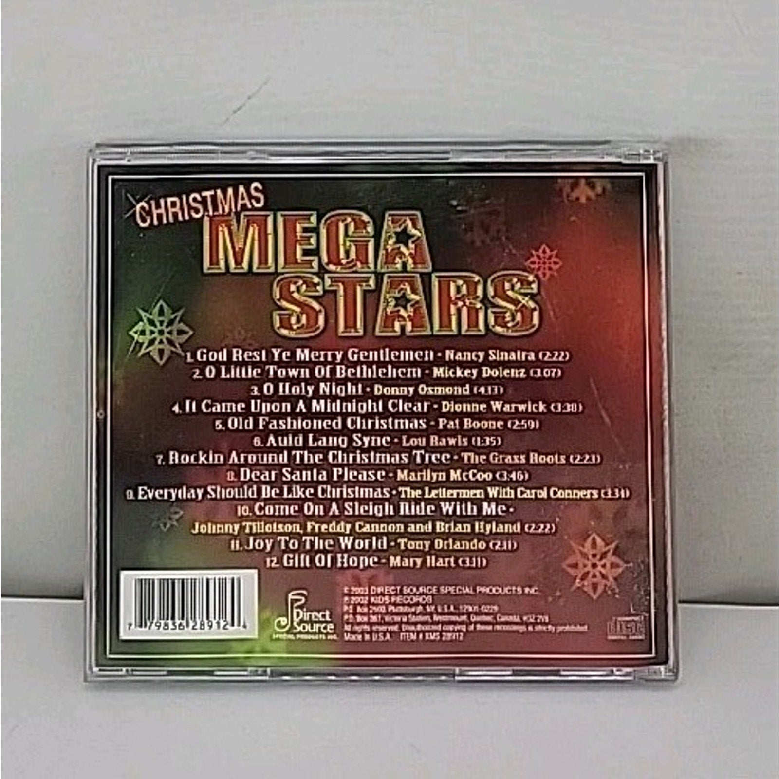 Christmas Mega Stars CD Various Artists Holiday Music