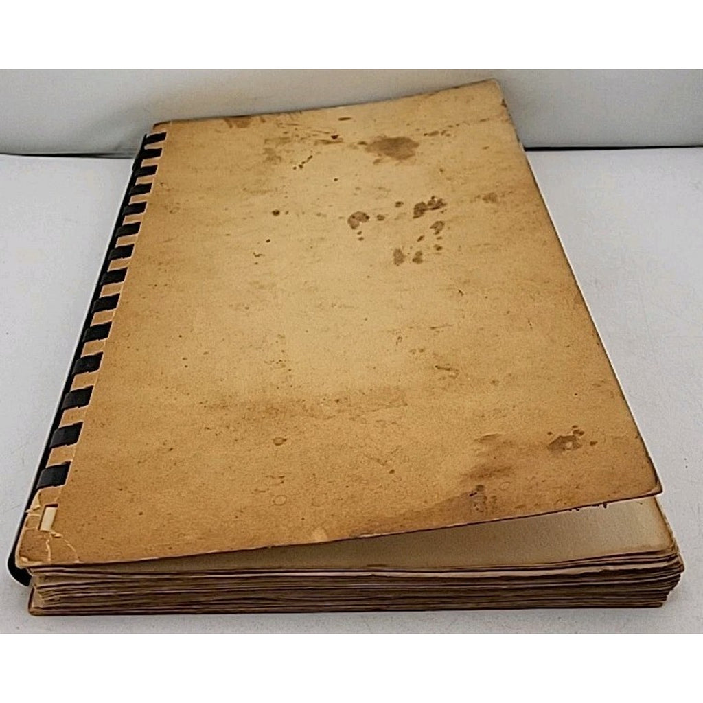 Guilded Recipes Book South Church Woman's Guild 1957