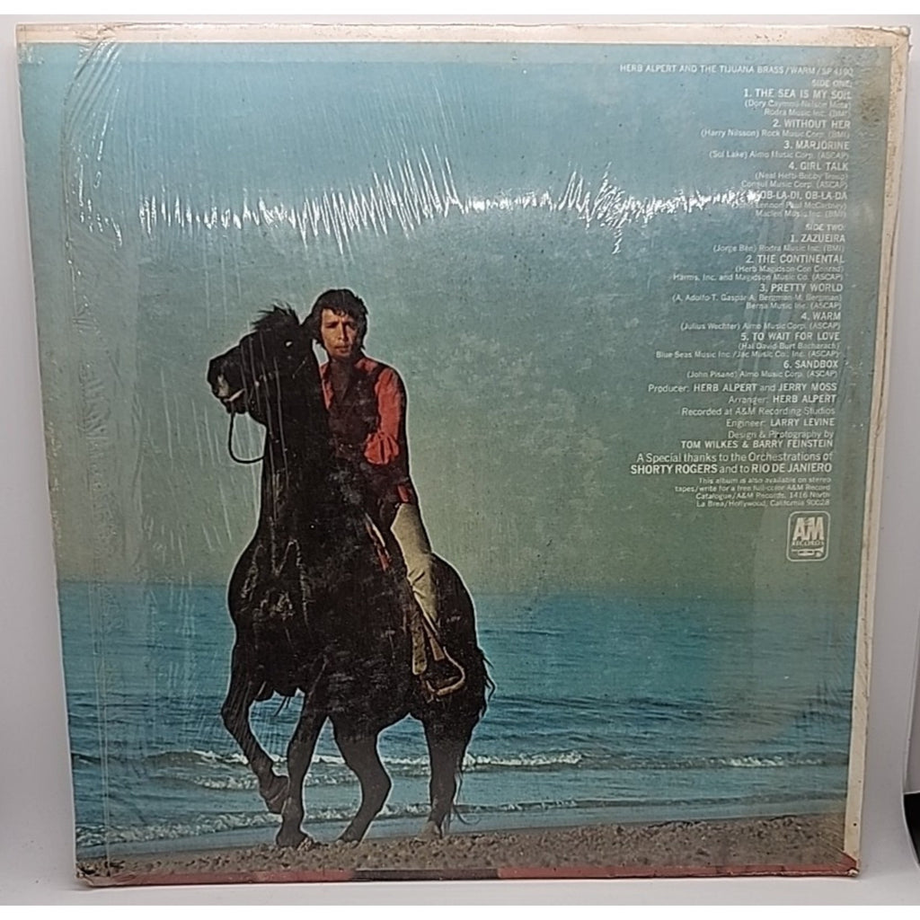 Herb Alpert Tijuana Brass Warm A&M (Record)