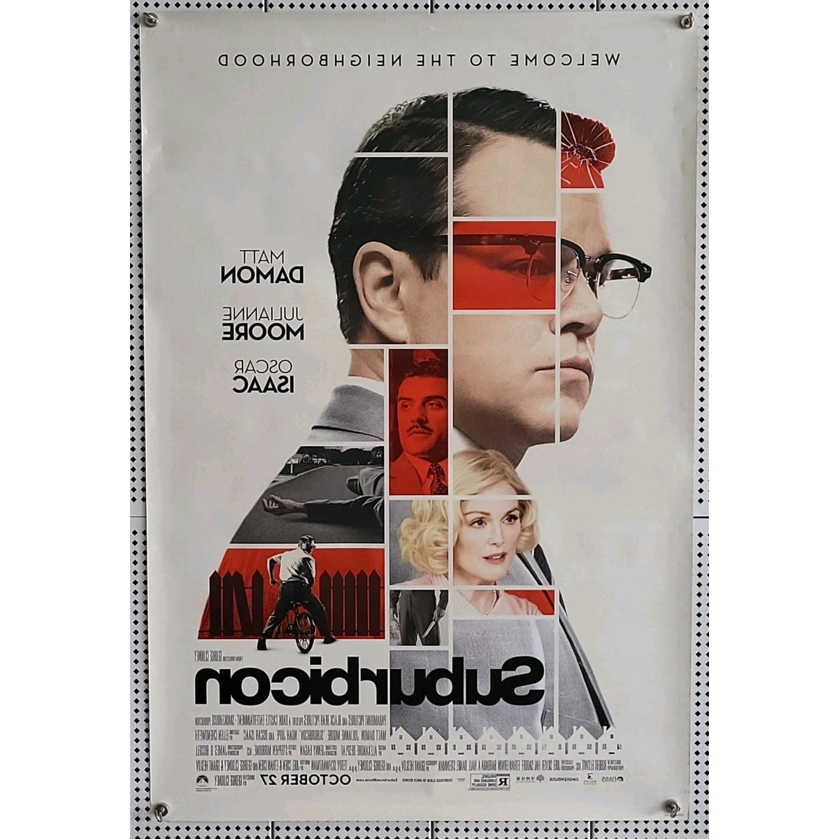 Suburbicon Movie Poster 2 Sided ORIGINAL FINAL 27x40