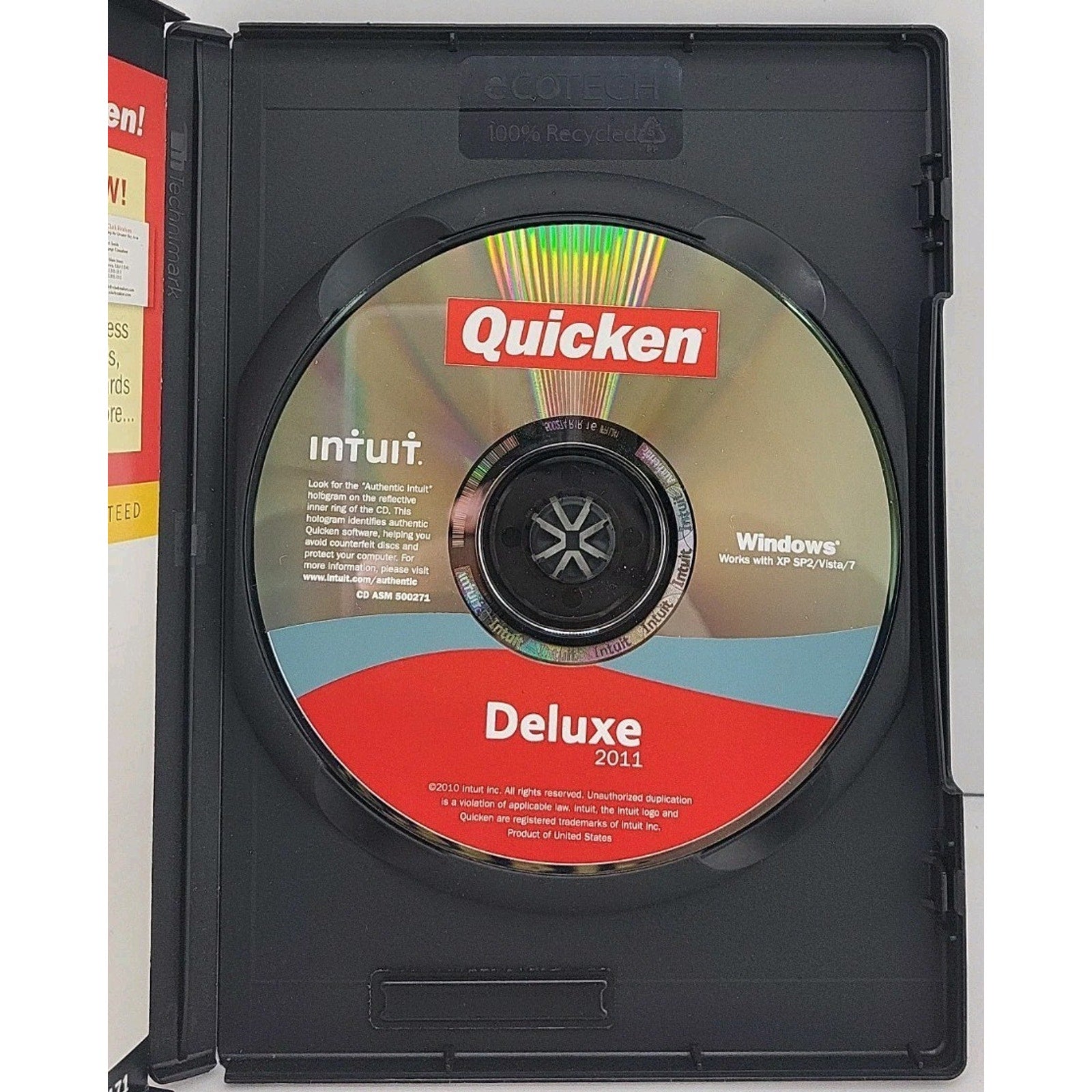 Quicken Deluxe Set Goals & Save More Disc