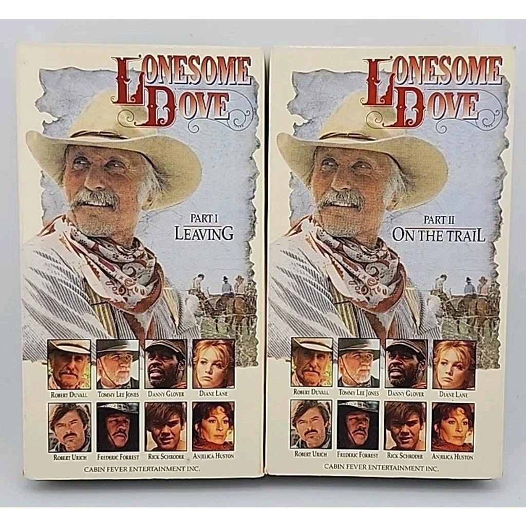 Lonesome Dove VHS Boxed Set Collectors Edition 1991 4 Parts