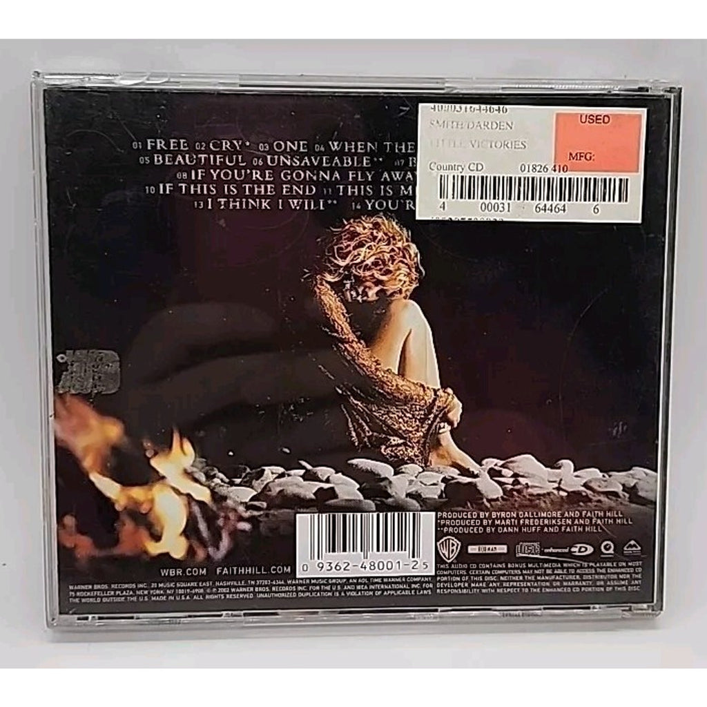 Cry by Faith Hill (CD, 2002)