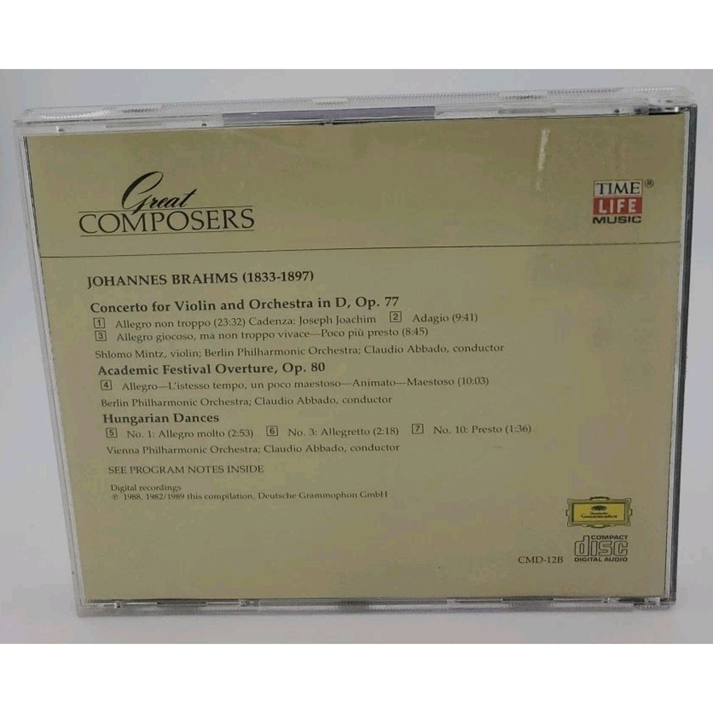 Great Composers Brahms (CD)