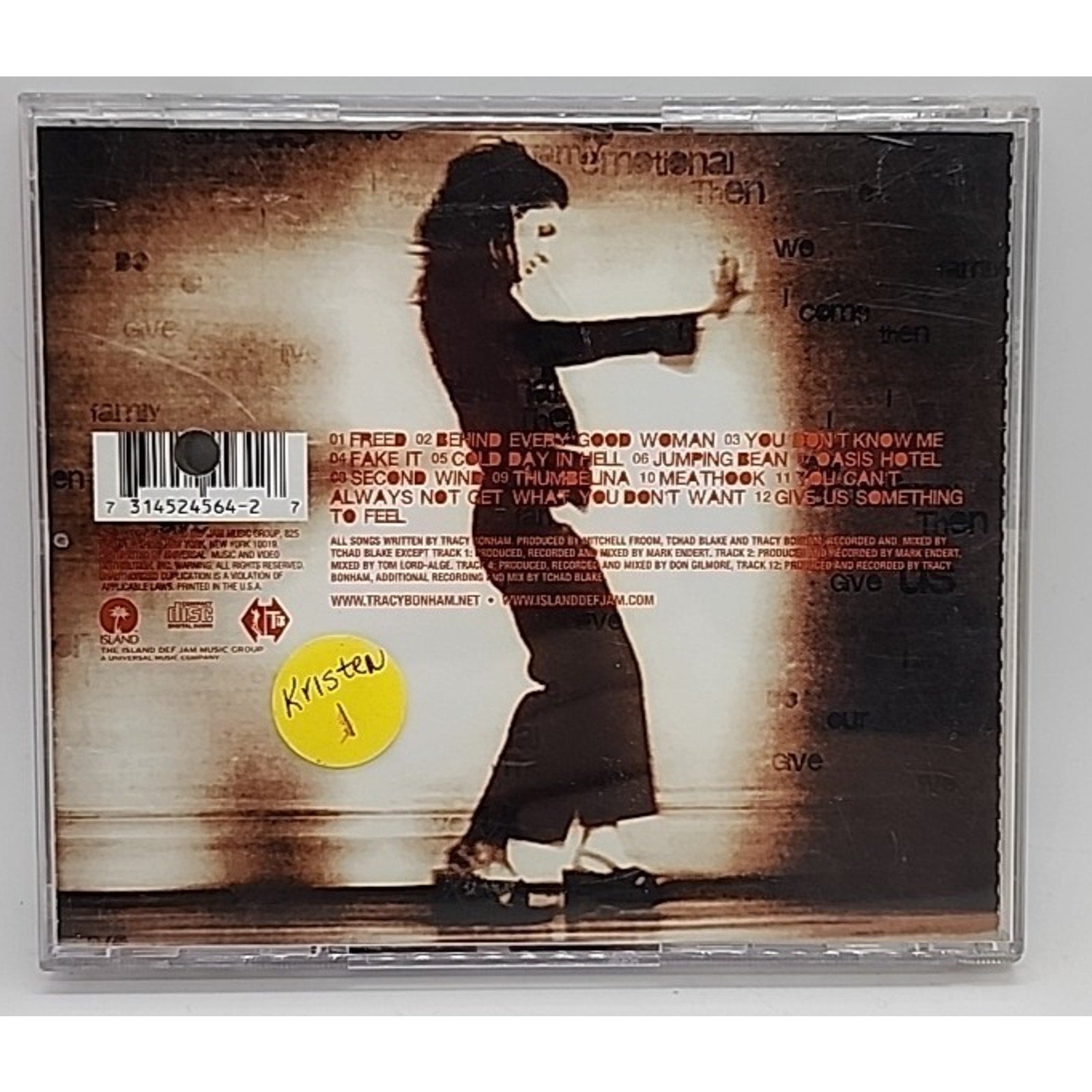 Down Here by Bonham, Tracy (CD, 2000)