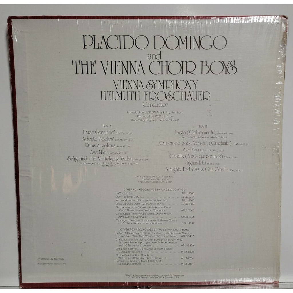 Placido Domingo And The Vienna Choir Boys (Vinyl)