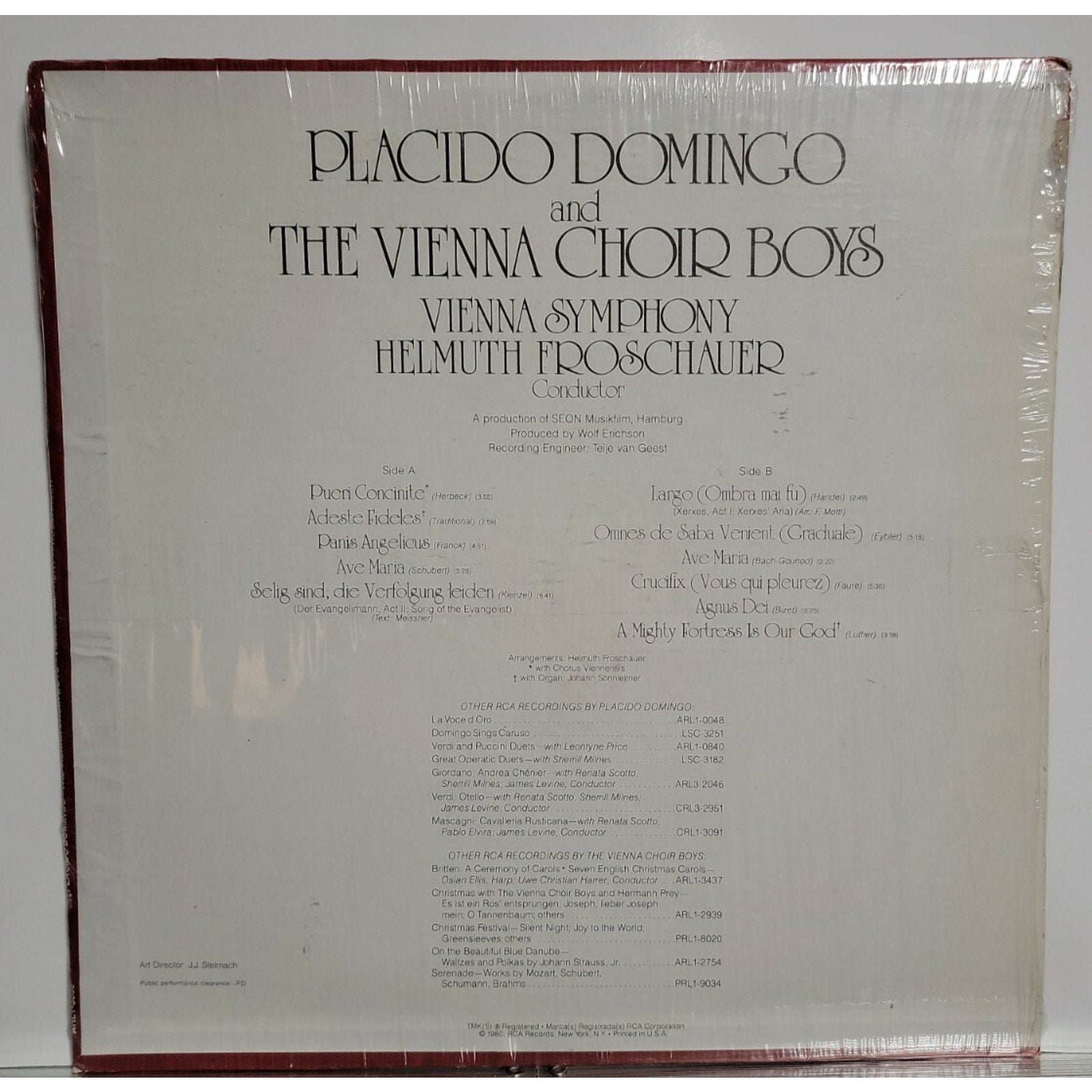 Placido Domingo And The Vienna Choir Boys (Vinyl)