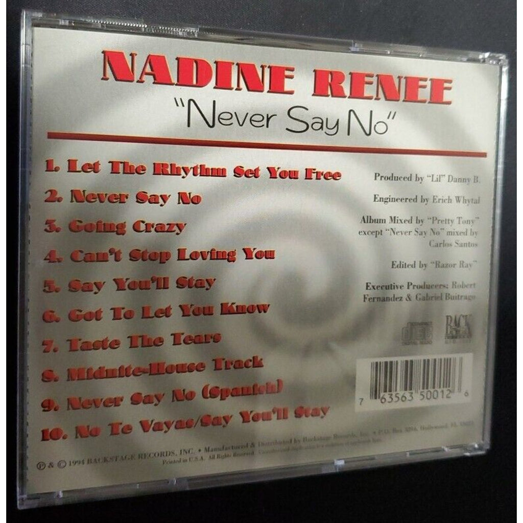 Nadine Renee Never Say No (CD)