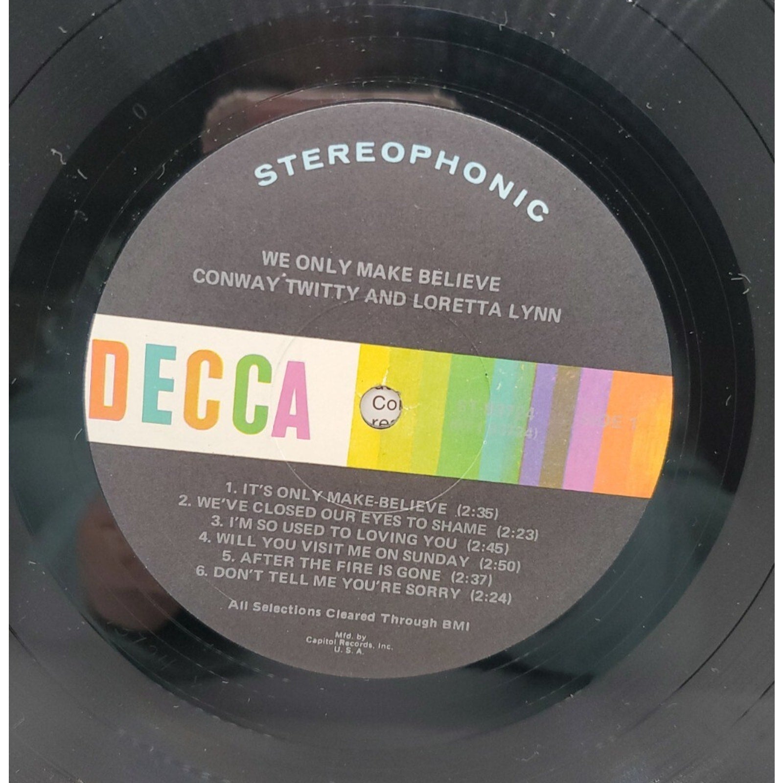 We Only Make Believe Loretta Lynn & Conway Twitty (Record)