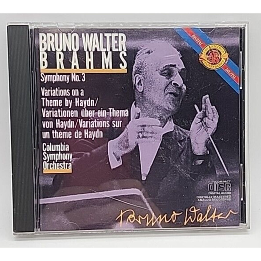 Brahms: Symphony No. 3 Haydn Variation (CD)