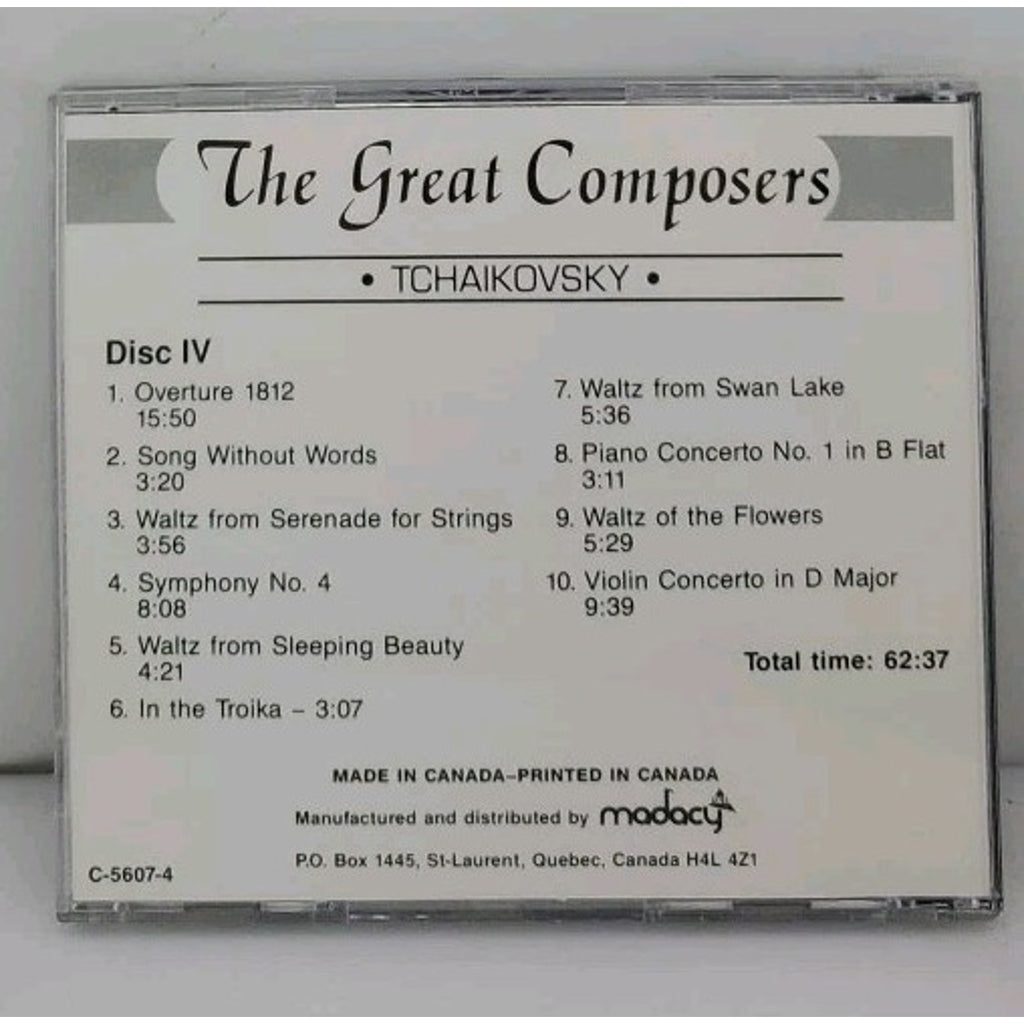 The Great Composers Tchaikovsky - Vol. 4 (CD)