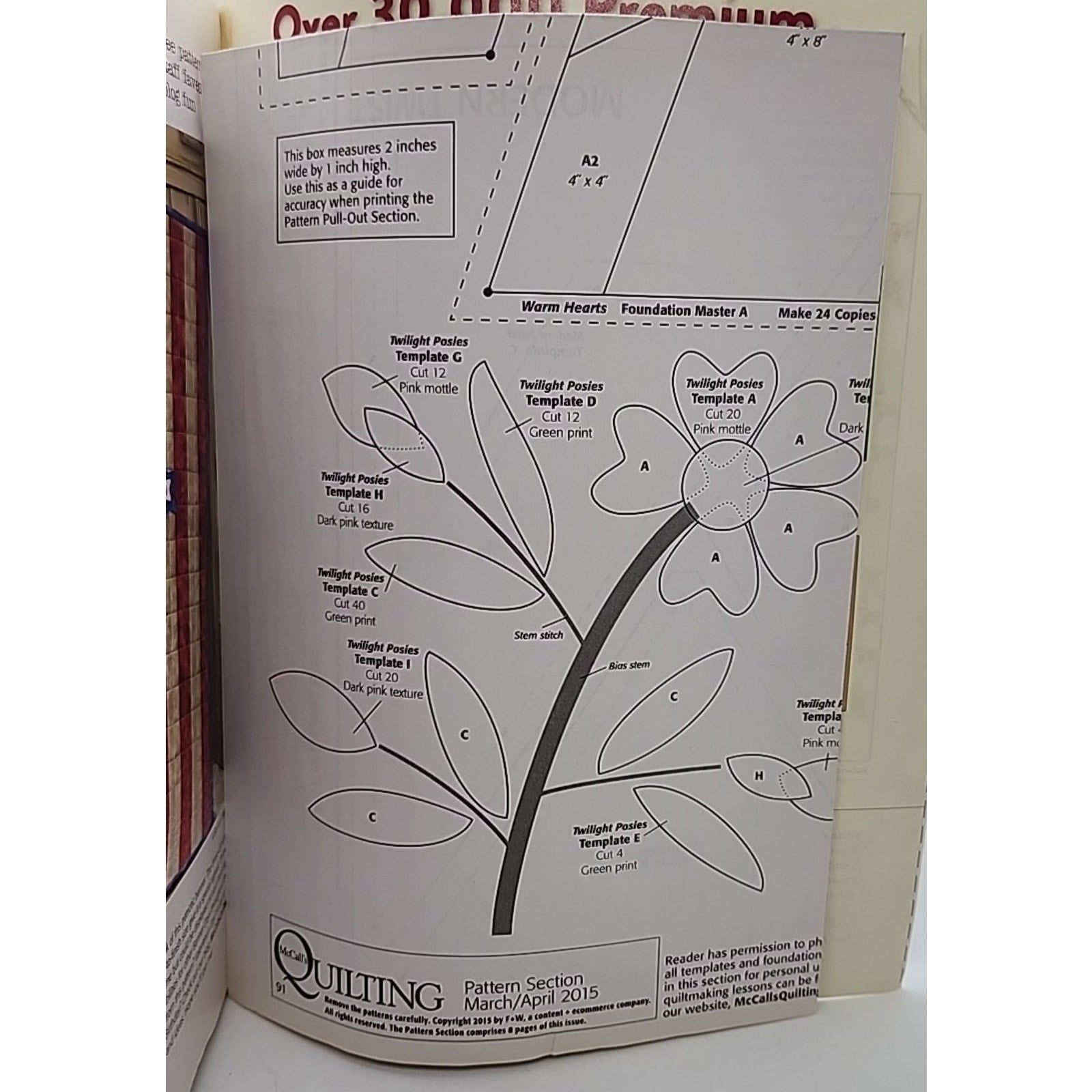 McCalls Quilting Magazine March 2015