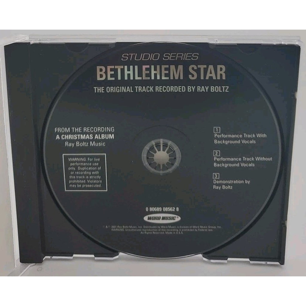 Bethlehem Star - Ray Boltz - Accompaniment Track (CD)