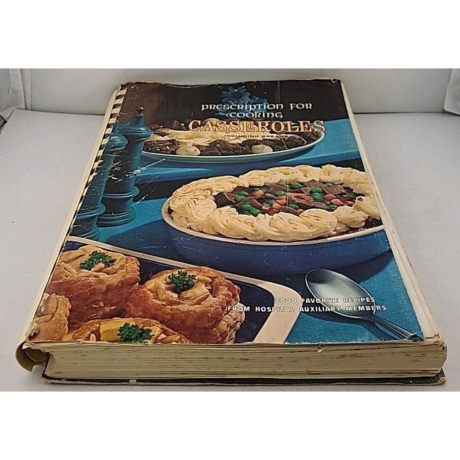 Cookbook Spiral Prescription For Cooking Casseroles 1968 Montgomery