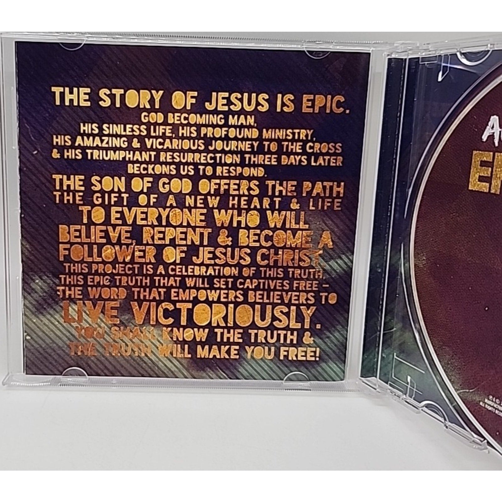 Epic Truth by Acquire the Fire (CD, Jan-2014, Entertainment One)