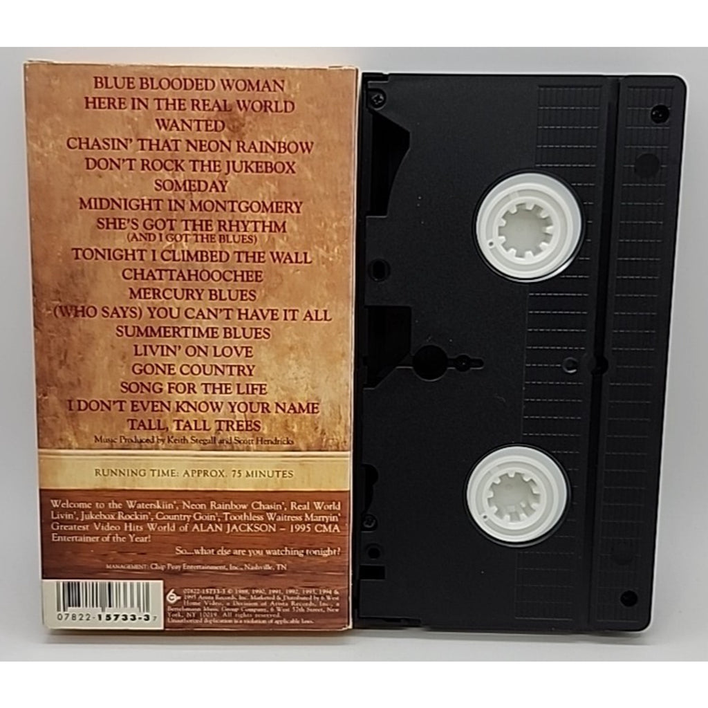 Alan Jackson - The Greatest Hits Video Collection (VHS, 1995)