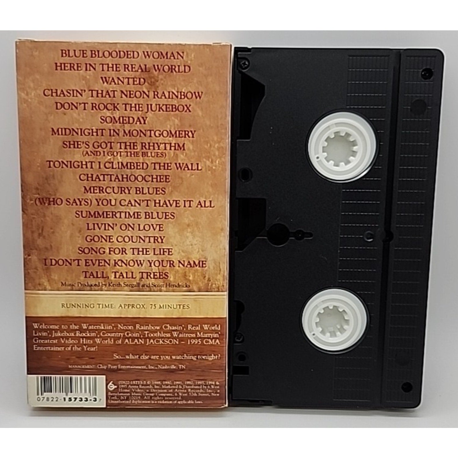 Alan Jackson - The Greatest Hits Video Collection (VHS, 1995)
