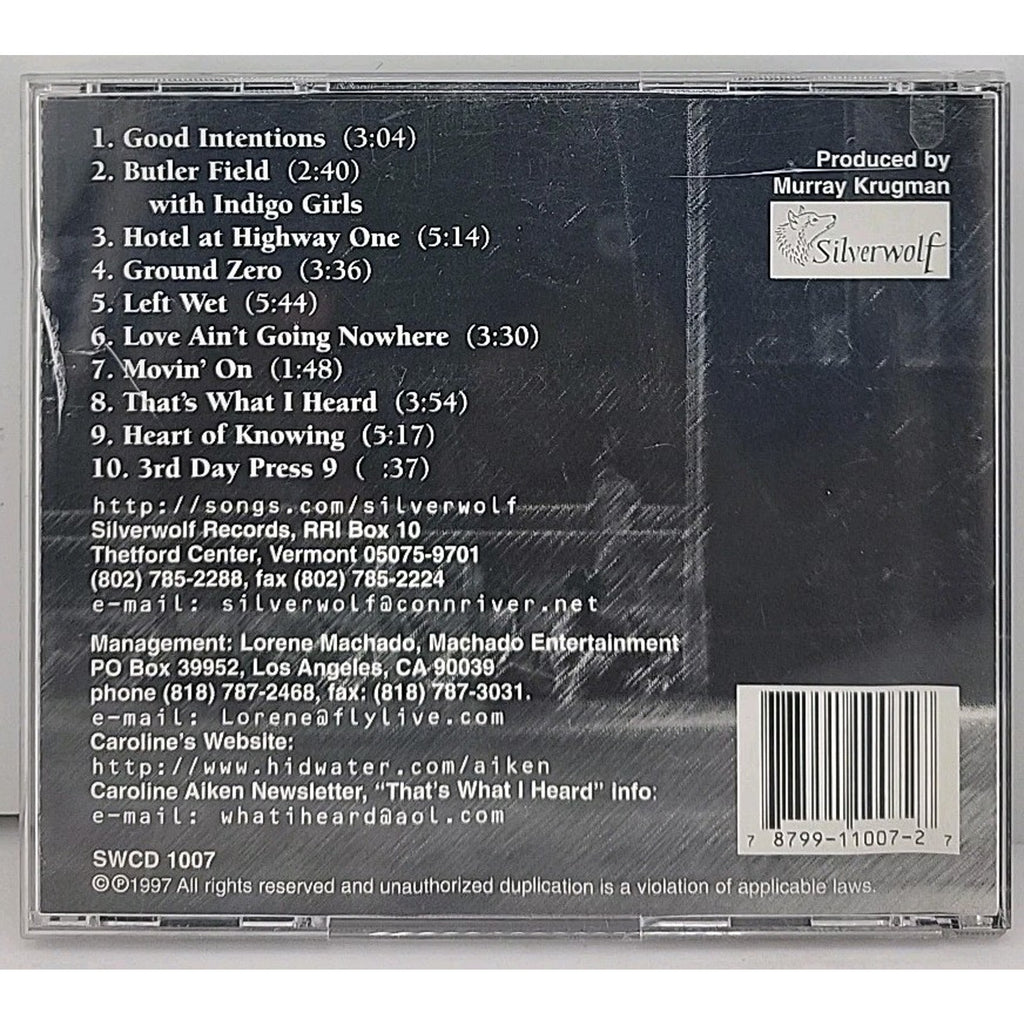 Butler Field by Aiken, Caroline (CD, 1997)