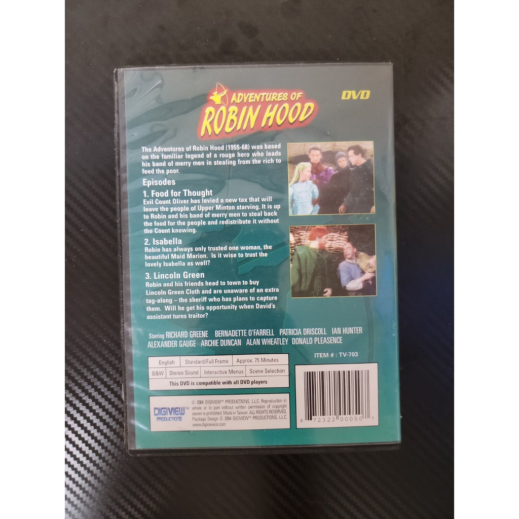 The Adventures of Robin Hood - Classic, Richard Greene, Bernadette O'Farrell DVD