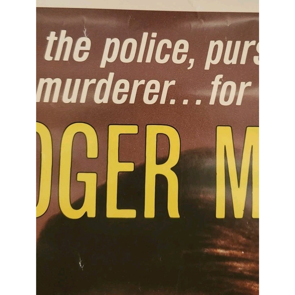 The Naked Face Movie Poster - Roger Moore - 41 x 27 - Rolled