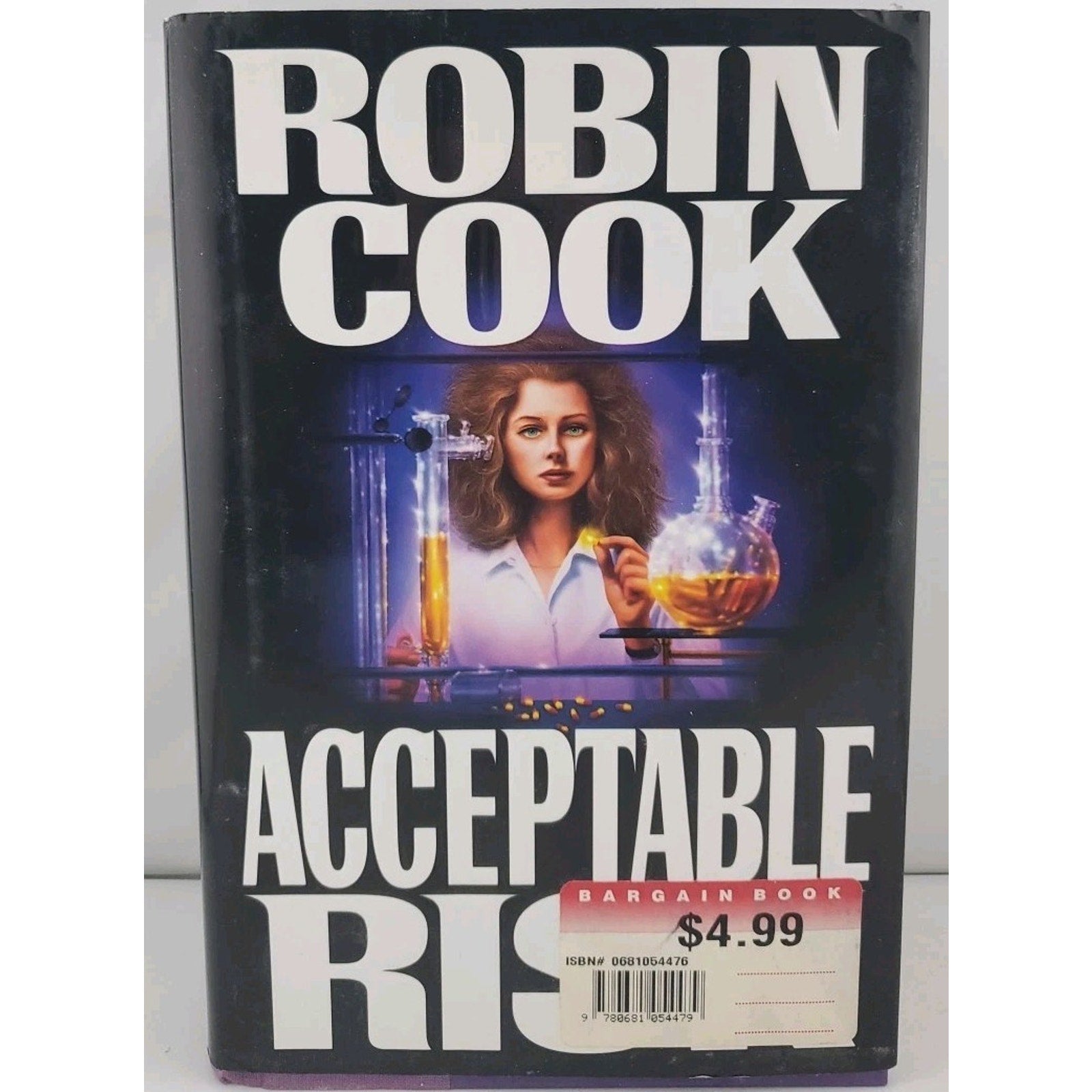 Acceptable Risk by Robin Cook (1995, Hardcover)