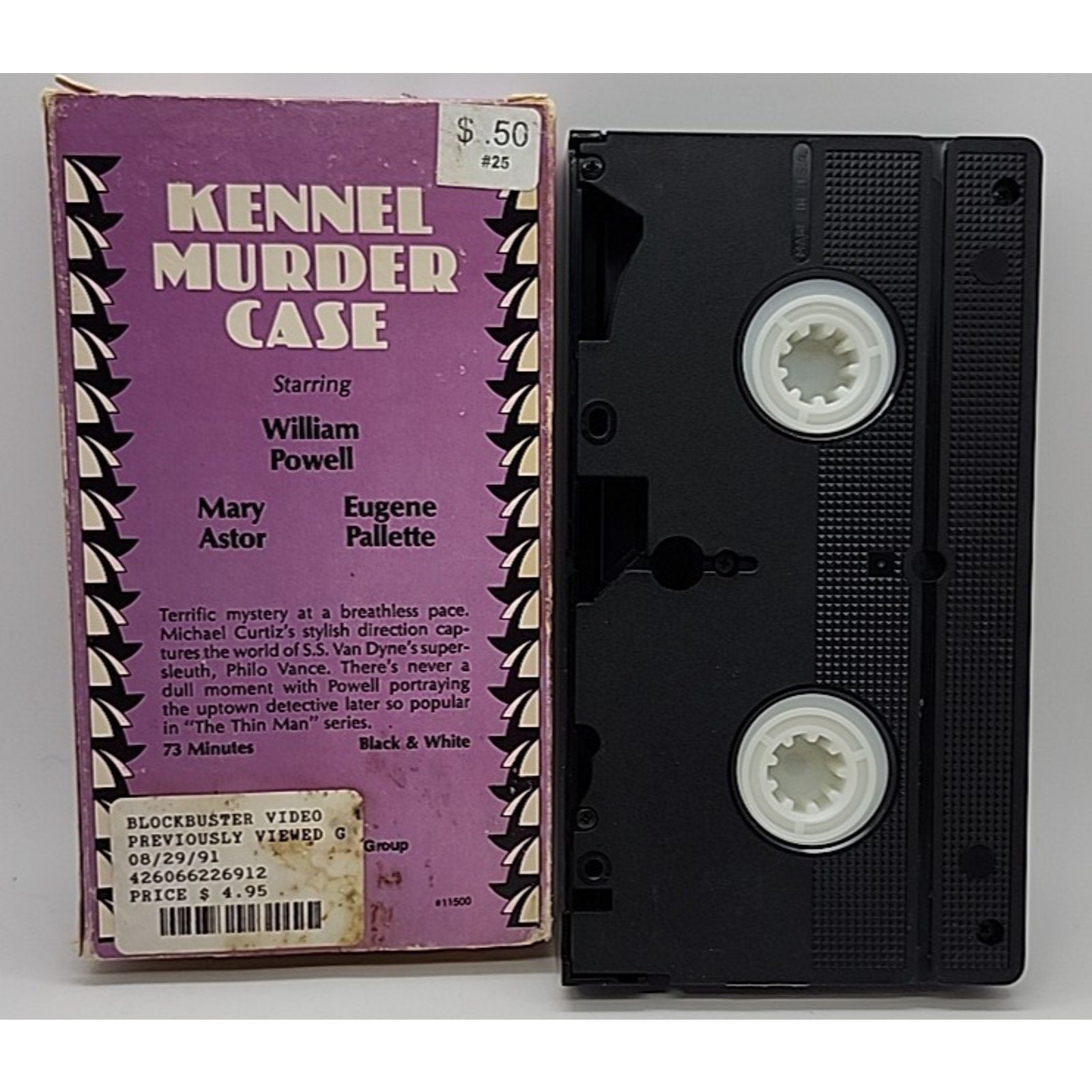 The Kennel Murder Case (VHS, 1985)