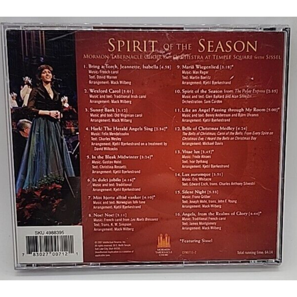 Spirit of the Season by Mormon Tabernacle Choir (CD, 2007)