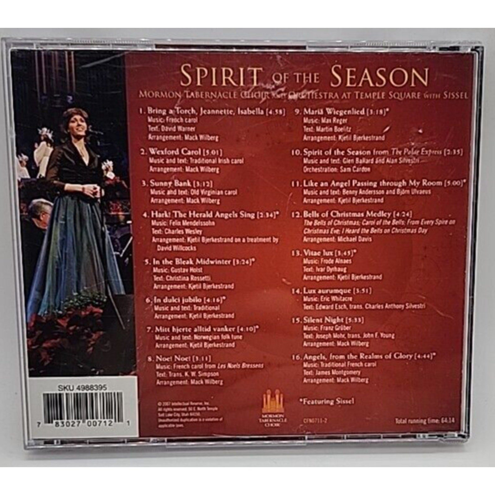 Spirit of the Season by Mormon Tabernacle Choir (CD, 2007)