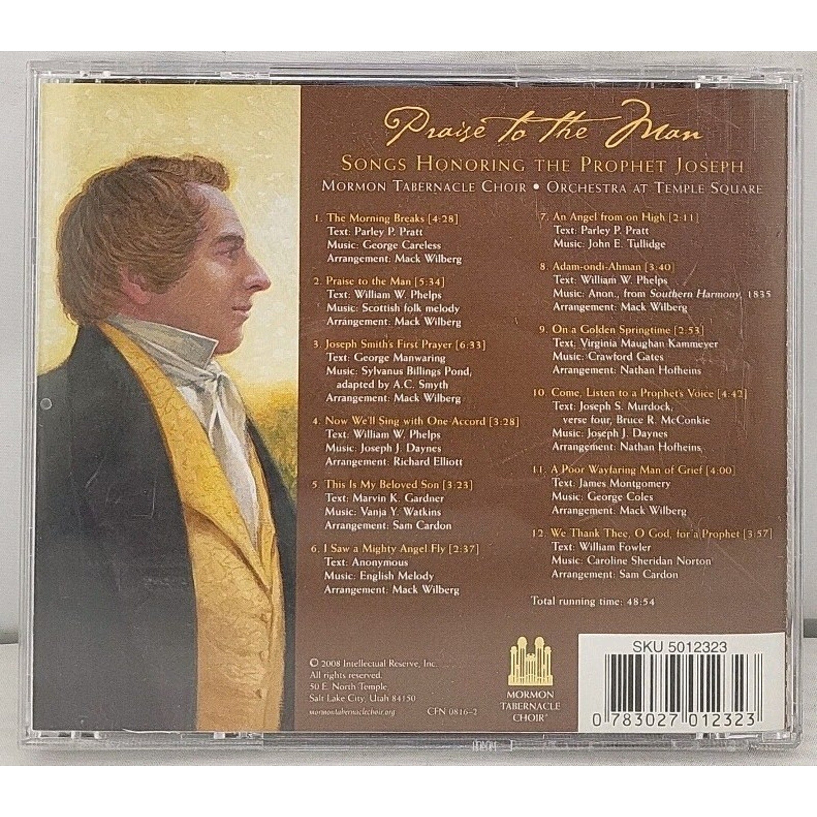 Praise the Man by Mormon Tabernacle Choir (CD, 2009)