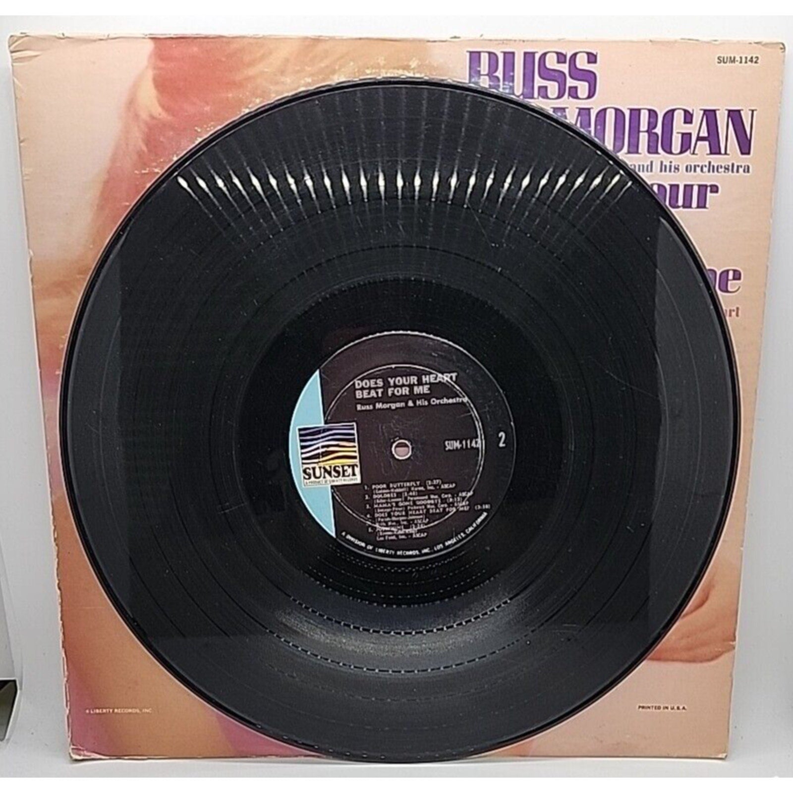 Russ Morgan "Does Your Heart Beat For Me" Sunset Records SUM 1142 (Record)