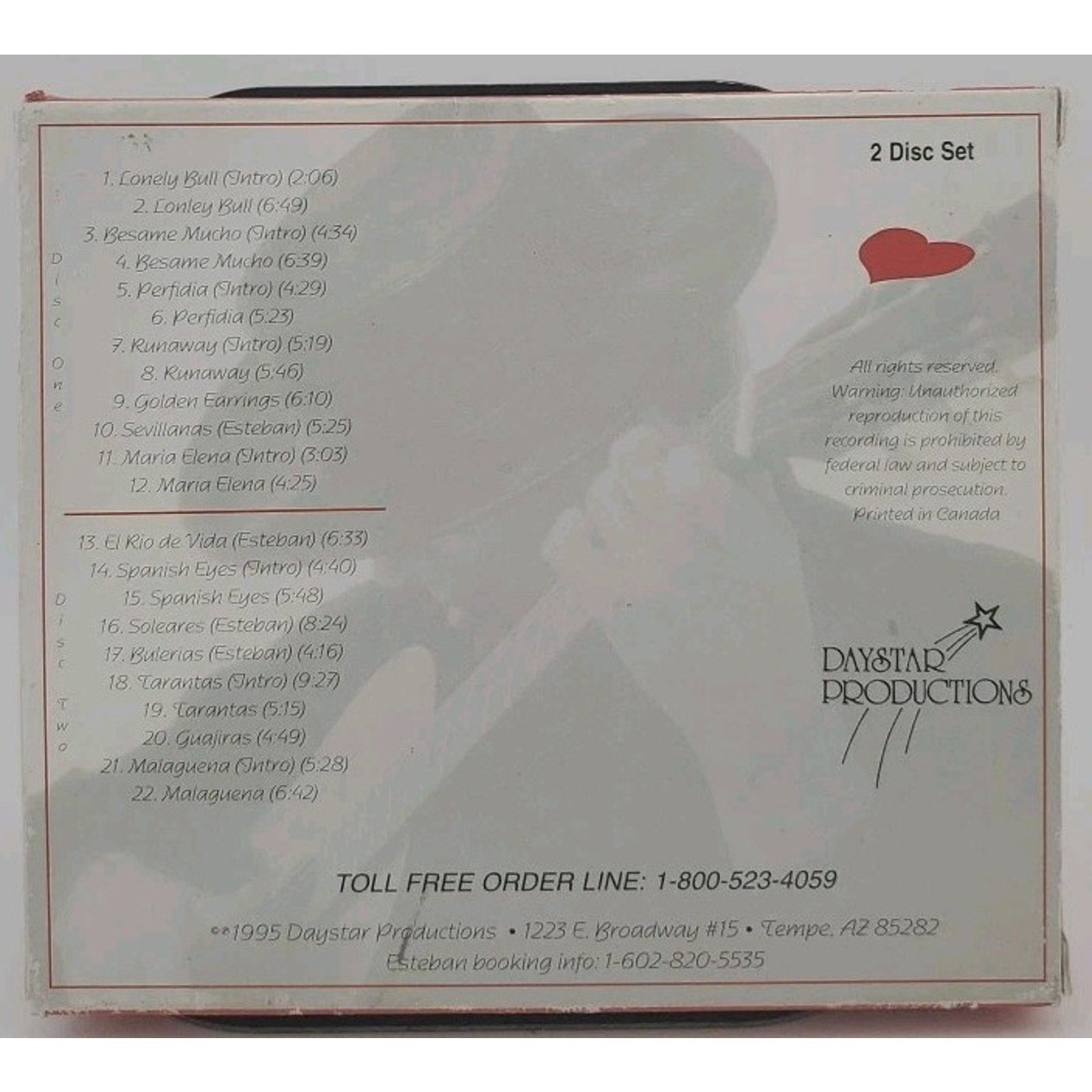 Flamenco Y Rosas by Esteban (CD, 1996)