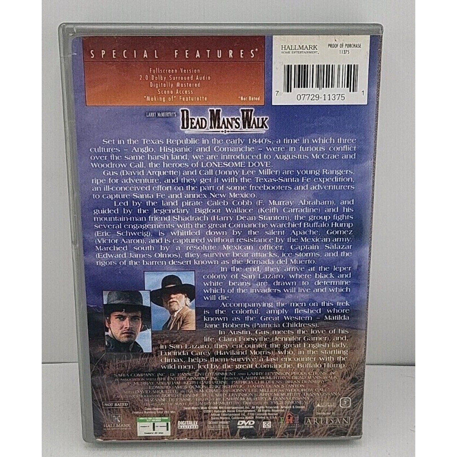 Dead Man's Walk (DVD, 1996)