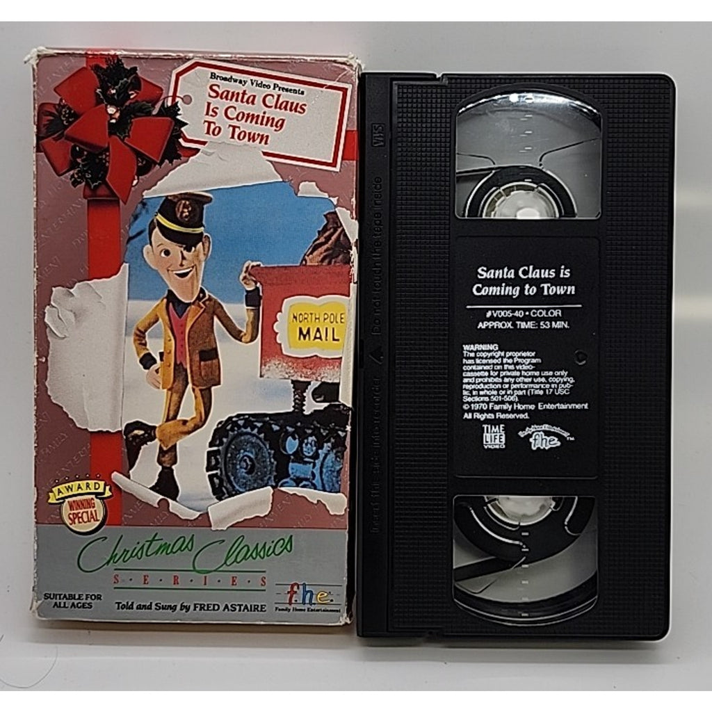 Santa Claus Is Comin to Town (VHS, 1993)