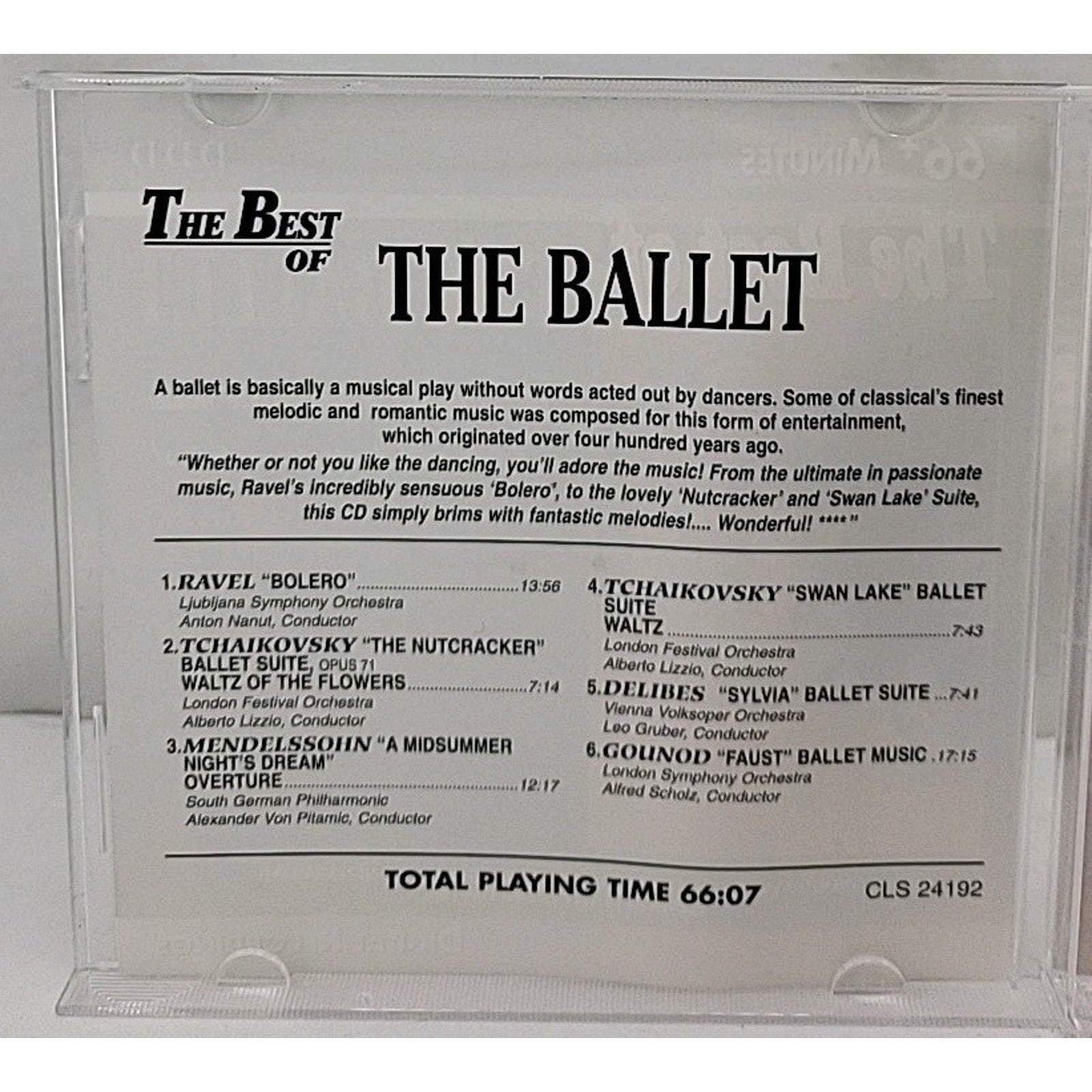 The Best of the Ballet CD London Symphony Orchestra