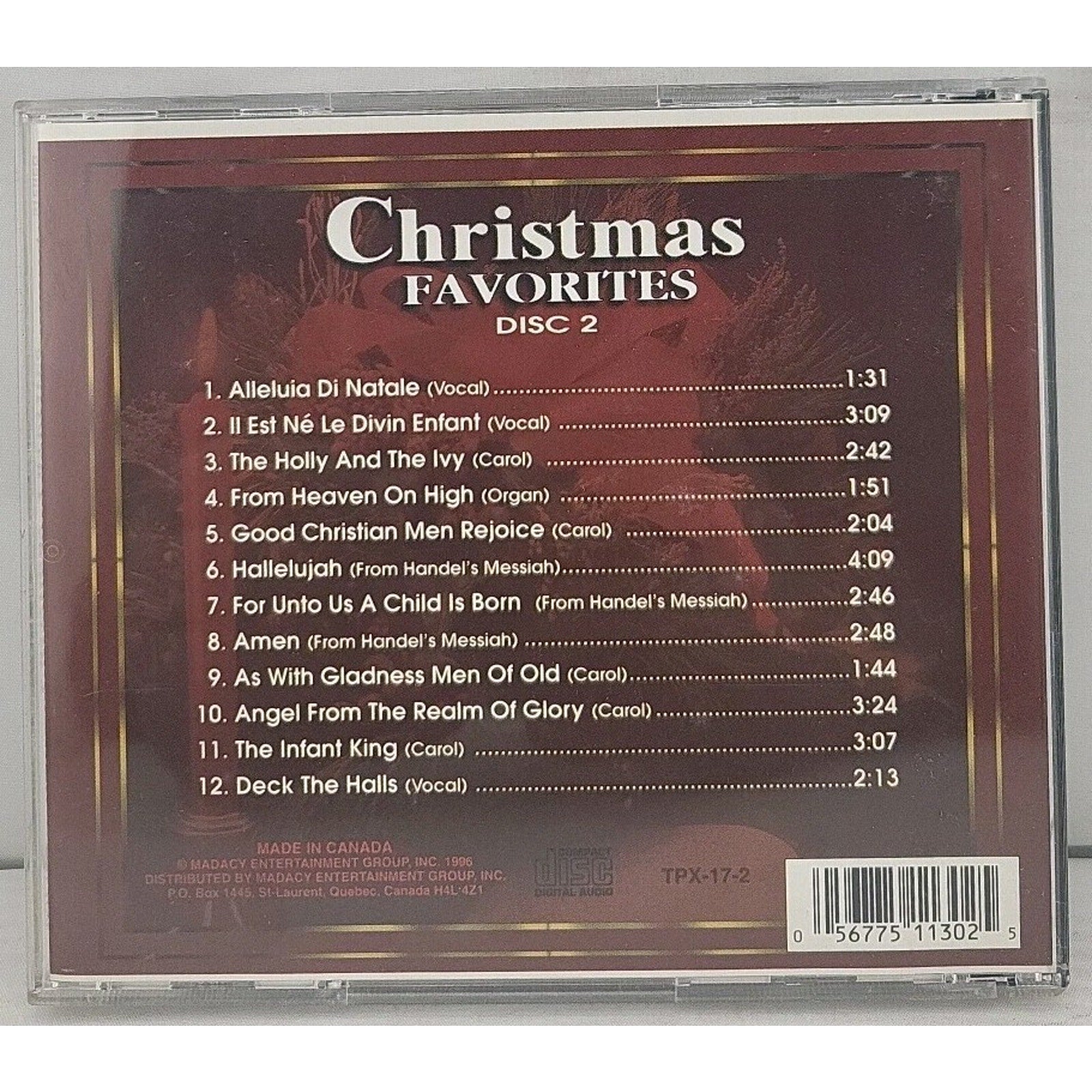 25 Christmas Favorites Performed By The Starlite Orchestra CD