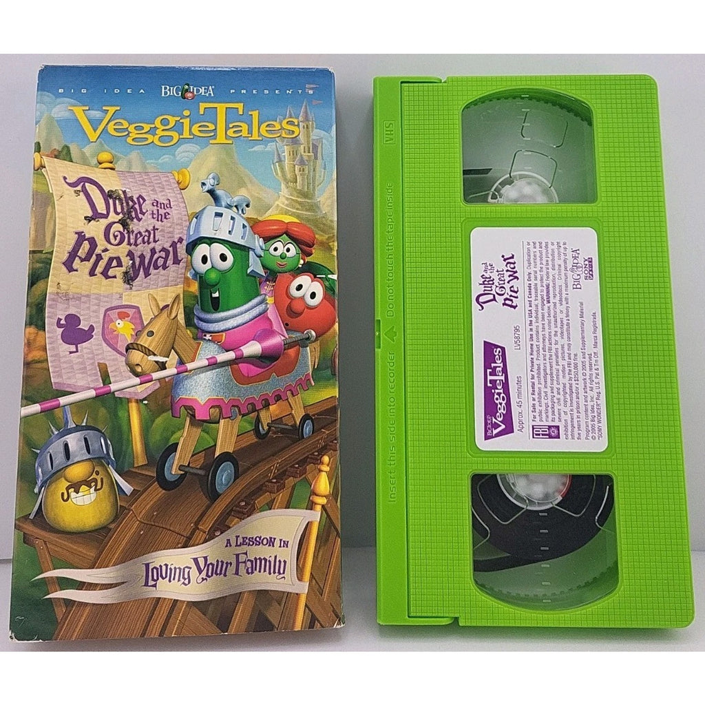VeggieTales - Duke and the Great Pie War (VHS, 2005)