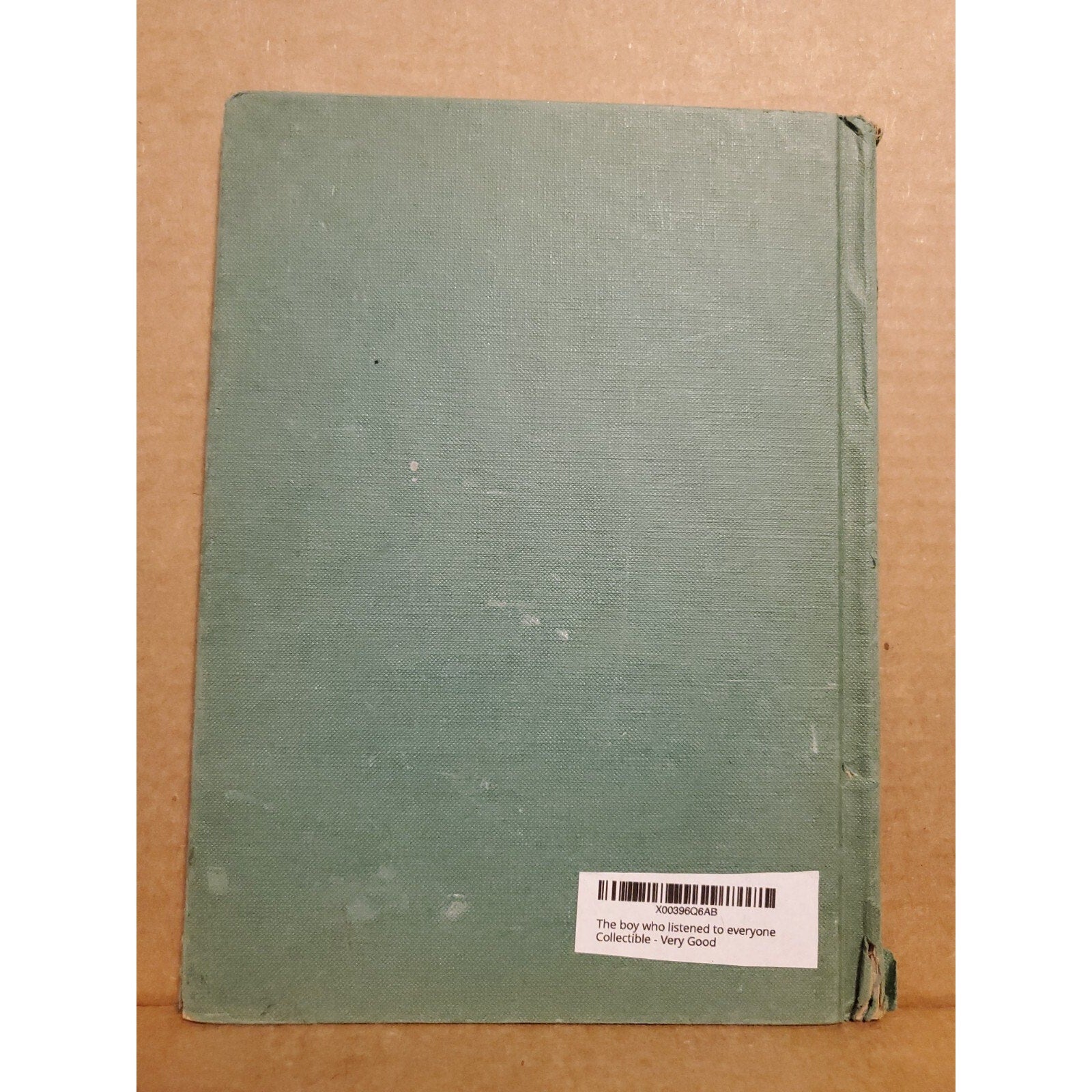 Vintage Hardcover Book THE BOY WHO LISTENED TO EVERYONE By Mabel Watts 1963