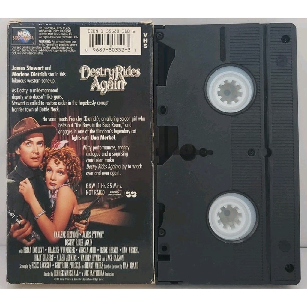 Destry Rides Again (VHS, 1993)