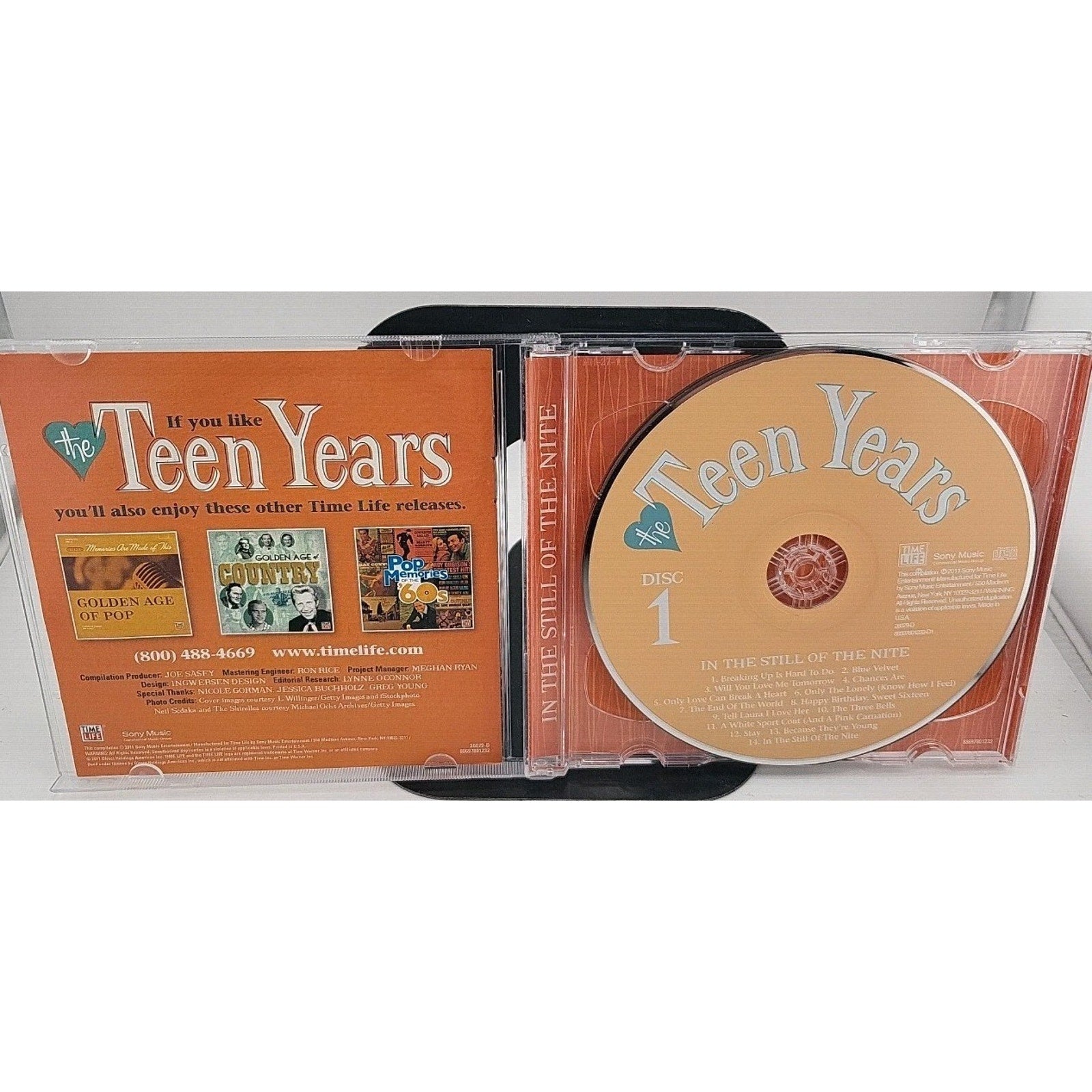 Time Life: The Teen Years, In The Still of the Night (2 CD, 2011)