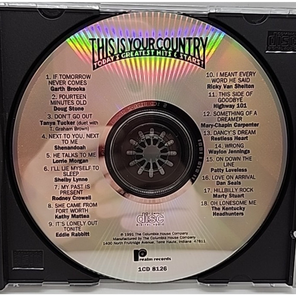 This Is Your Country Todays Greatest Hits & Stars CD Compilation