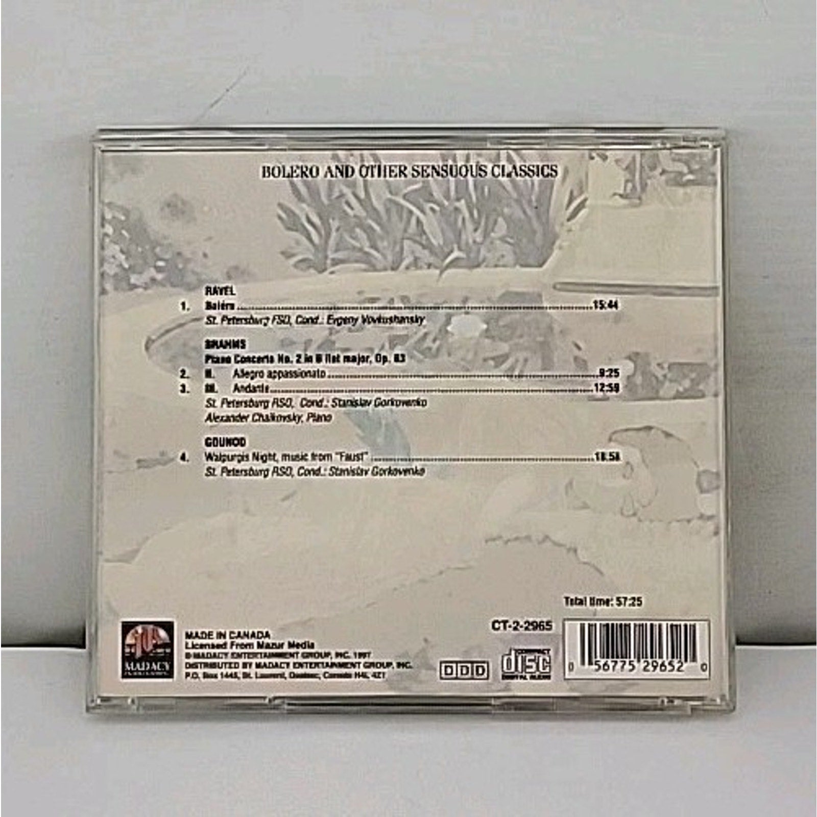 Bolero And Other Sensuous Classics (CD 1997) Classical Treasures