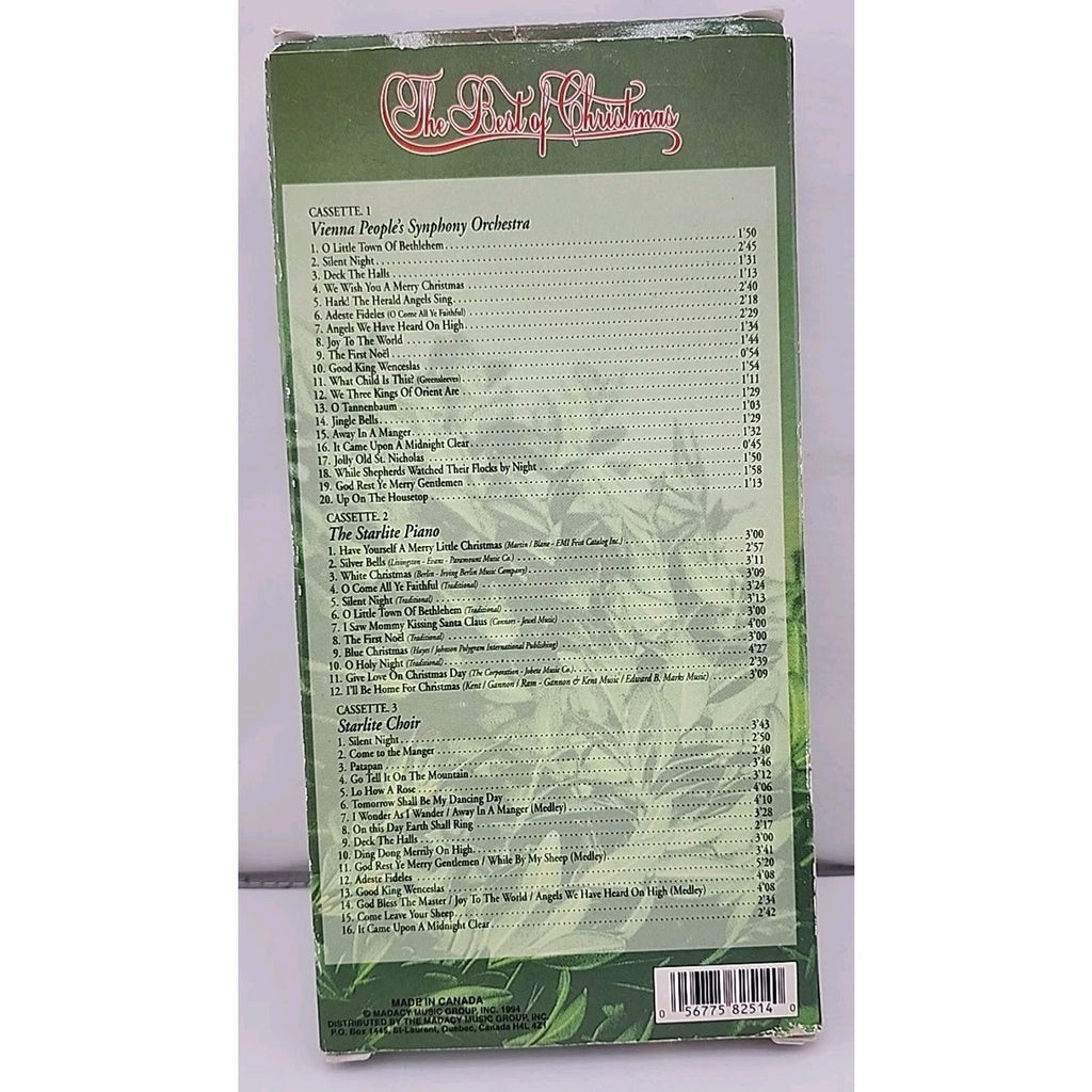 The Best Of Christmas 3 Cassette Set 48 Beautiful Christmas Favorites
