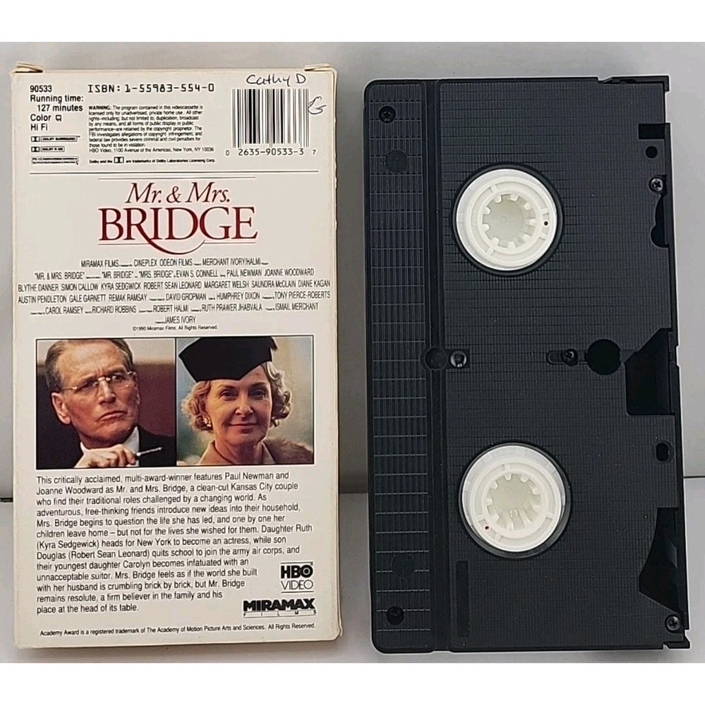Mr. Mrs. Bridge (VHS, 1991)