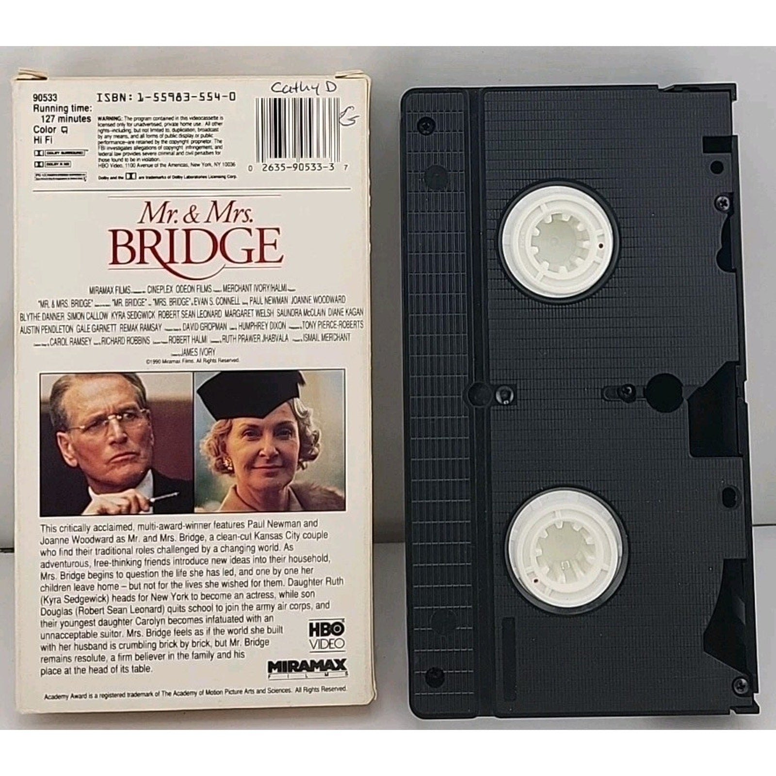 Mr. Mrs. Bridge (VHS, 1991)
