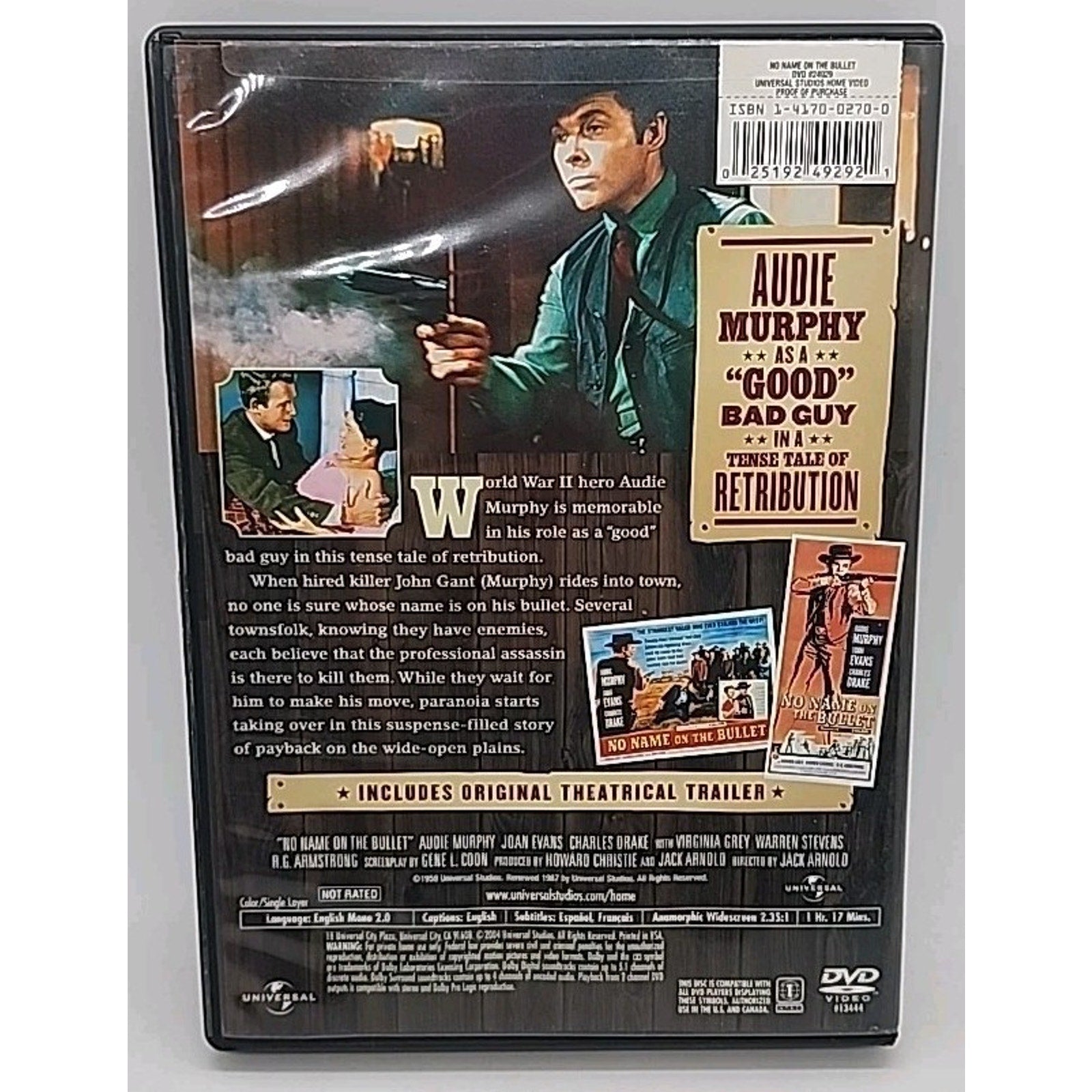 No Name on the Bullet (DVD, 1959)