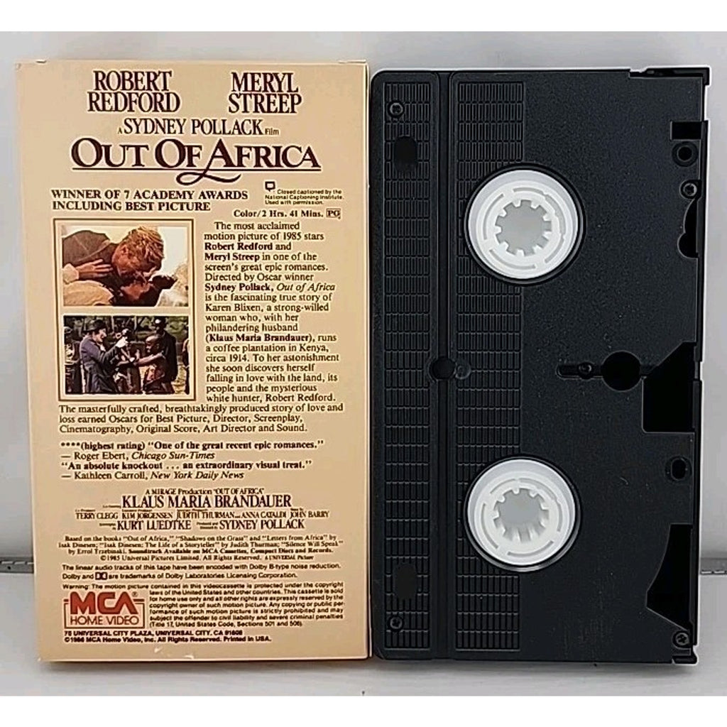 Out of Africa (VHS)